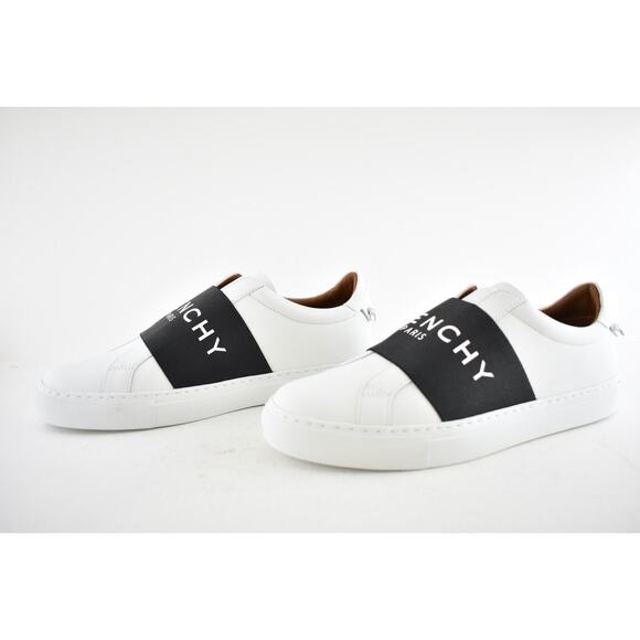 Givenchy Urban Street Knot White Black Logo Low Top Flat Trainer Sneaker 39.5 - Picture 10 of 12